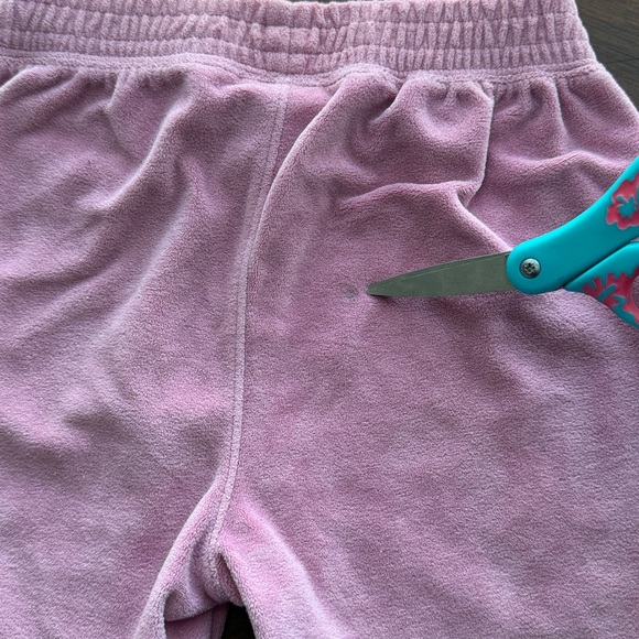 Nike Velour Sweatsuit Girls Pink Hoodie Jogger Pants Set 6X - Picture 8 of 8